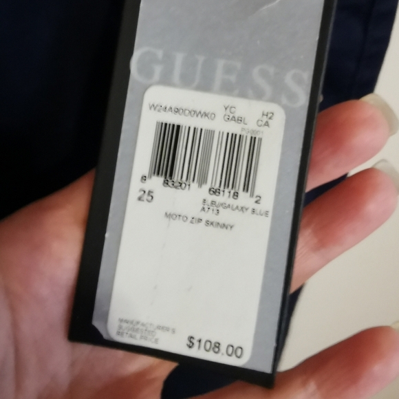 Guess skinny  jeans bnwt size 25 - Picture 11 of 11